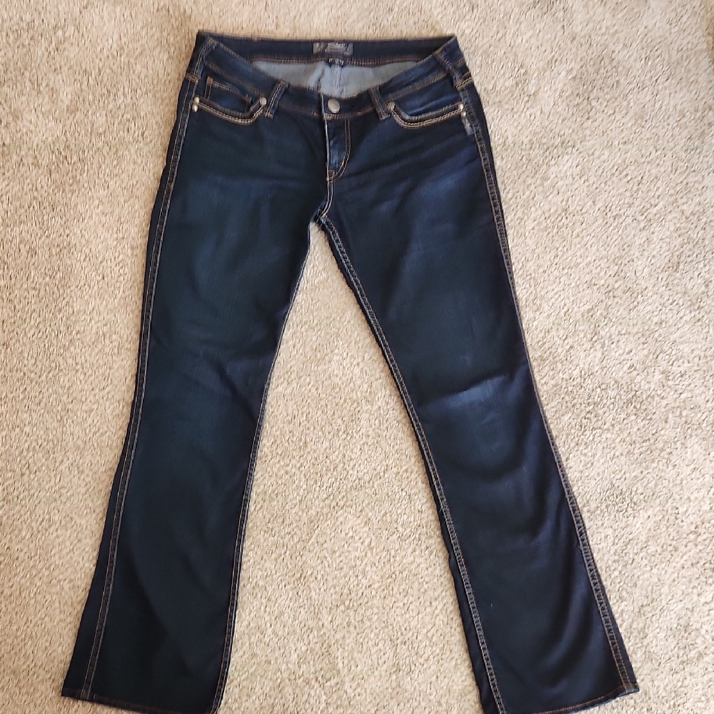 Silver Jeans Dark Blue Women's Boot Cut Jeans